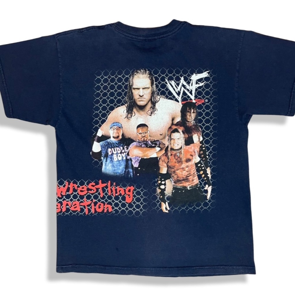 Vintage Y2K 2001 WWF Raw As I Wanna Be All Over Print T-Shirt - Picture 2 of 6